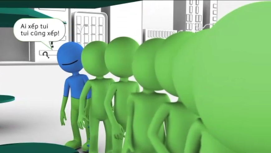 Dù không thích nhiều bạn trẻ vẫn sẵn sàng dành khoảng thời gian khá dài xếp hàng mua cho được ly cà phê để bắt kịp xu hướng.