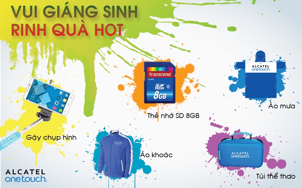Alcatel Onetouch tang qua hot dip Giang sinh hinh anh