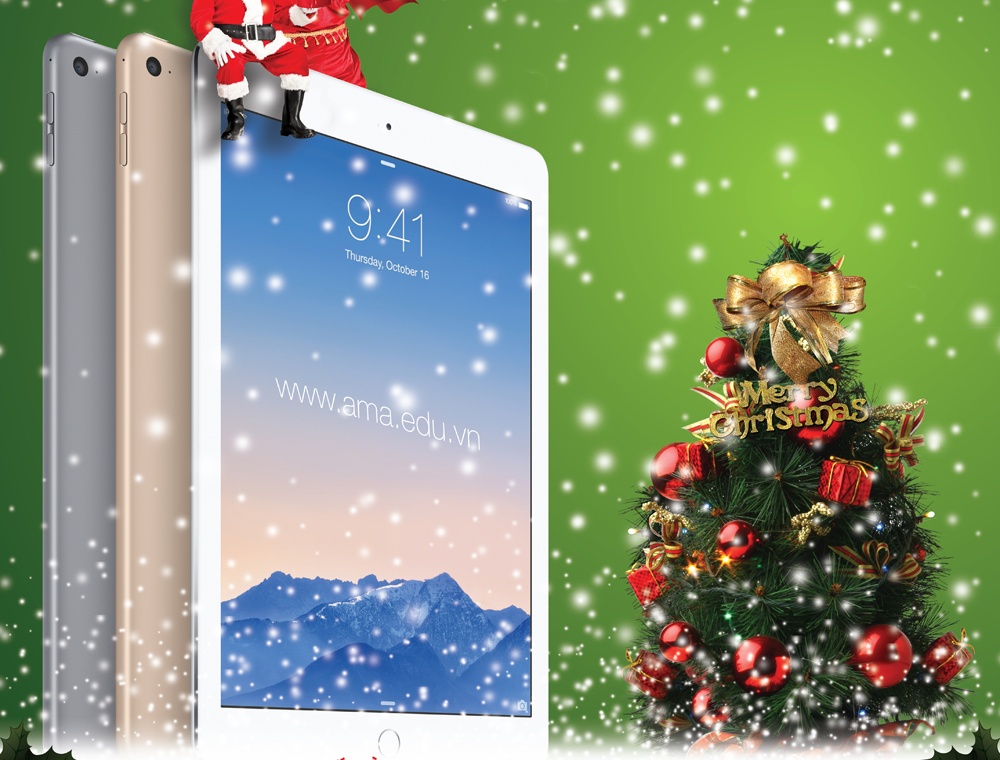 'Cung don Giang sinh - Cung rinh iPad' tai AMA hinh anh