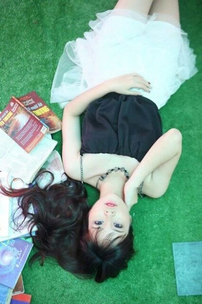 Sở thích của Diên Diên là làm việc nhà. Xem racô nàng khá chăm chỉ và đảm đang.