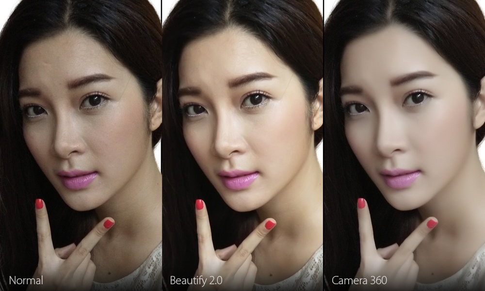 Beautify 2.0 giúp người chụp dễ dàng có được làn da sáng mịn, hồng hào tự nhiên.