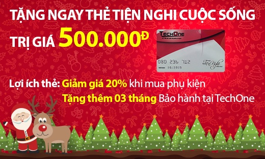 Mung Giang sinh, Techone xa hang ton giam gia toi 50% hinh anh