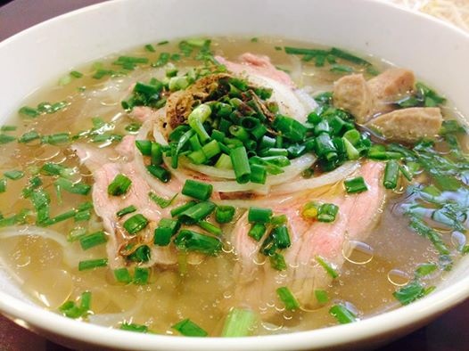Hình ảnh thật của tô phở 35.000 đồng.