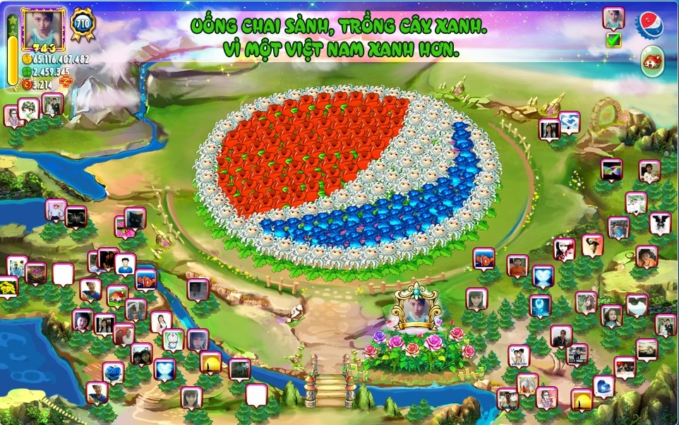 Các phần chơi hấp dẫn, thú vị kết hợp cùng thông điệp ý nghĩa là những đặc điểm giúp tính năng mới của Khu vườn trên mây đạt con số hơn 250.000 lượt chơi sau 2 tuần ra mắt.