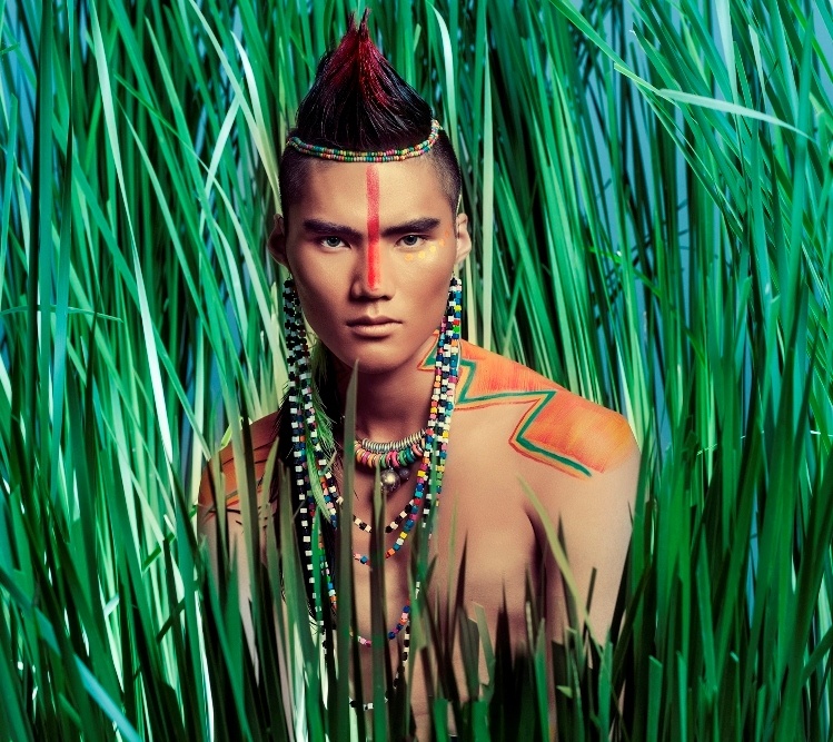 Vào vai một chiến binh da đỏ có một sự thù hận và ánh mắt đầy tức giận, nam người mẫu hoàn toàn xứng đáng khi là thí sinh sở hữu tấm hình đẹp nhất.  