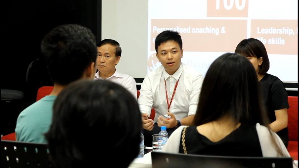 Bạn Lê Quang Lộc, một trong rất nhiều bạn sinh viên rất hài lòng khi trở về BUV theo học chuyên ngành IBM sau nhiều năm du học.