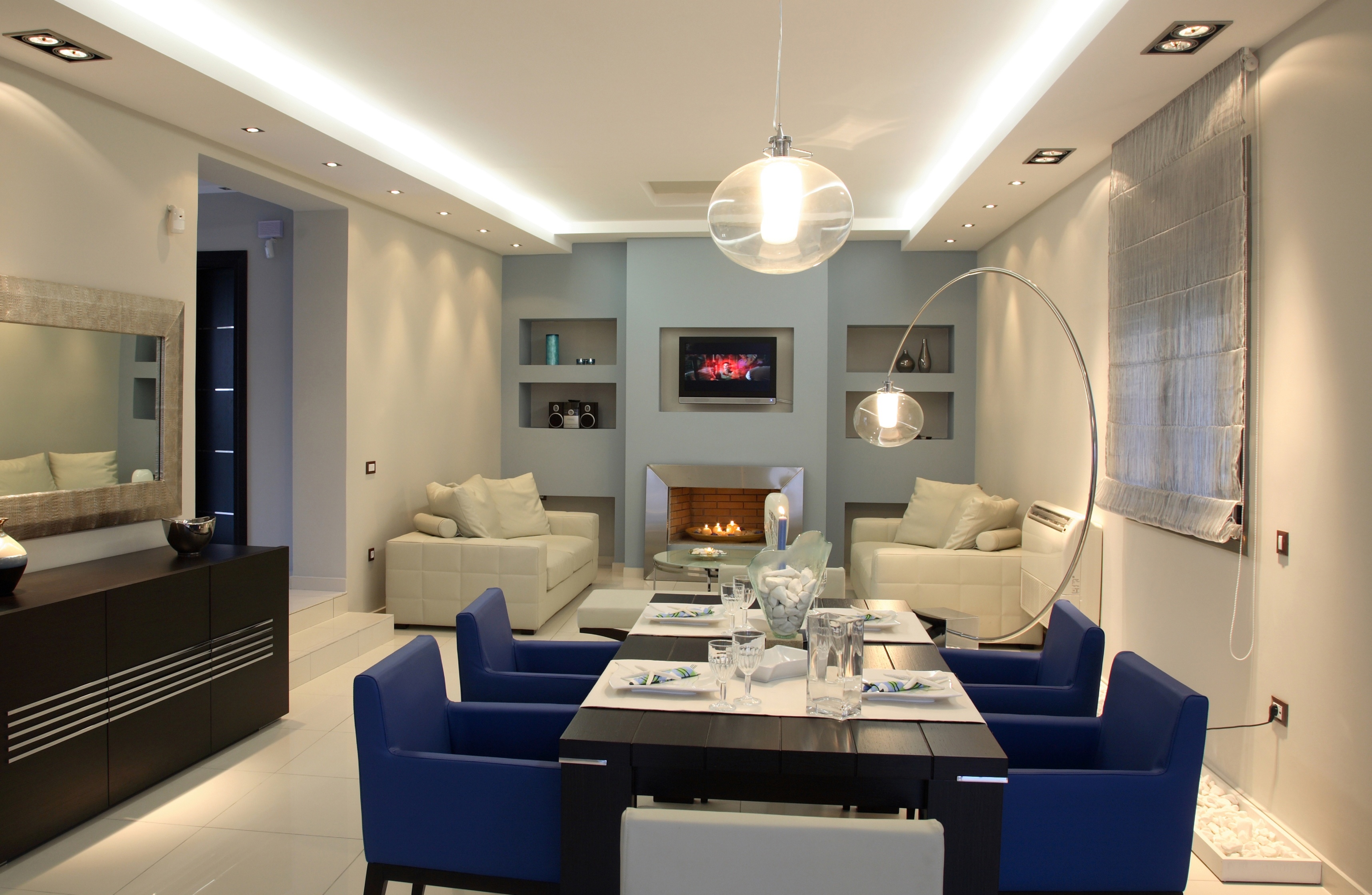 Tường thạch cao giúp giữ nhiệt cho phòng điều hòa.