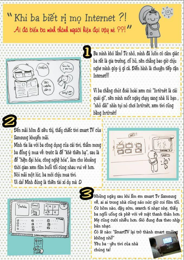 Bài dự thi được trình bày ấn tượng của bạn Ngô Ngọc Thùy Vân.