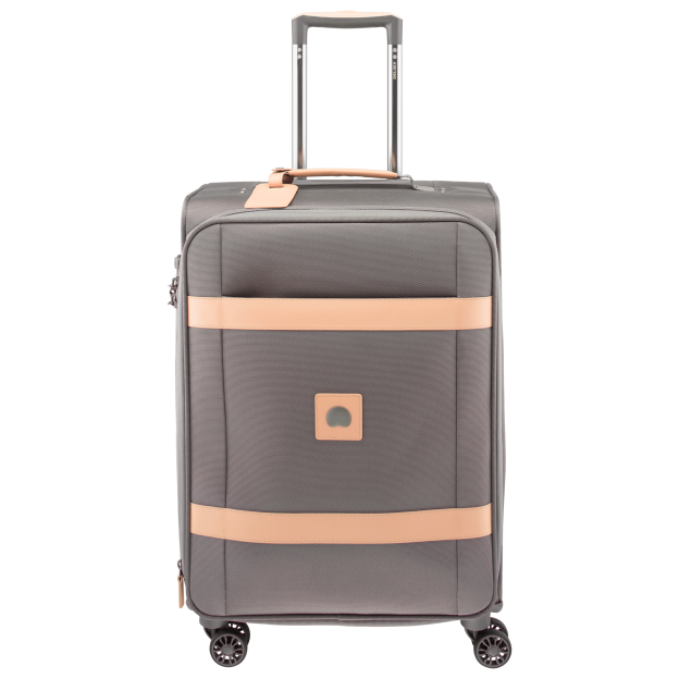 BST vali Monceau là đại diện cho tinh hoa của sự tao nhã. Các chi tiết thanh lịch cùng điểm nhấn bằng chất liệu da nổi bật, thẻ Nhận diện phía sau vali giúp tìm kiếm hành lý khi thất lạc.