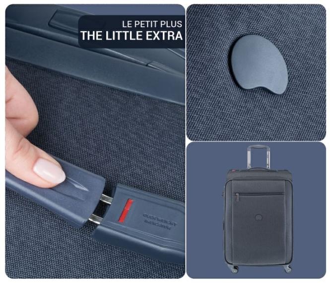 BST Montmartre giải tỏa nỗi lo lắng của người sử dụng về cân nặng của hành lý nhờ tính năng báo thừa cân được thiết kế tại tay cầm. Tính năng báo thừa cân (overweight indicator) là tính năng độc quyền của DELSEY.