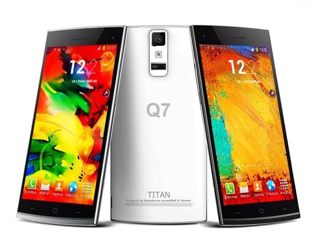 Titan Q7 - smartphone gia re hut khach hinh anh