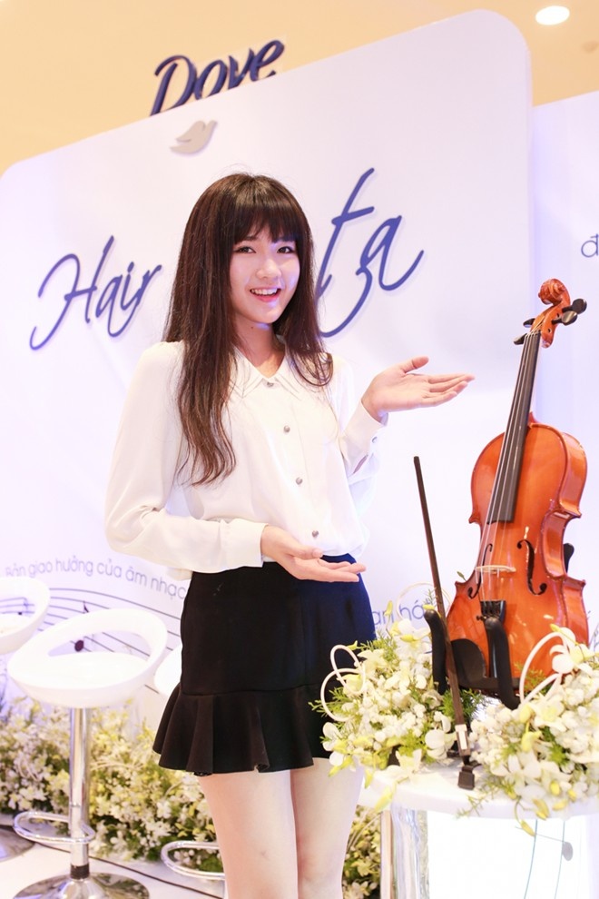 Bạn Nguyễn Hoàng Kiều Trinh đã được truyền cảm hứng để chăm sóc mái tóc chắc khỏe.