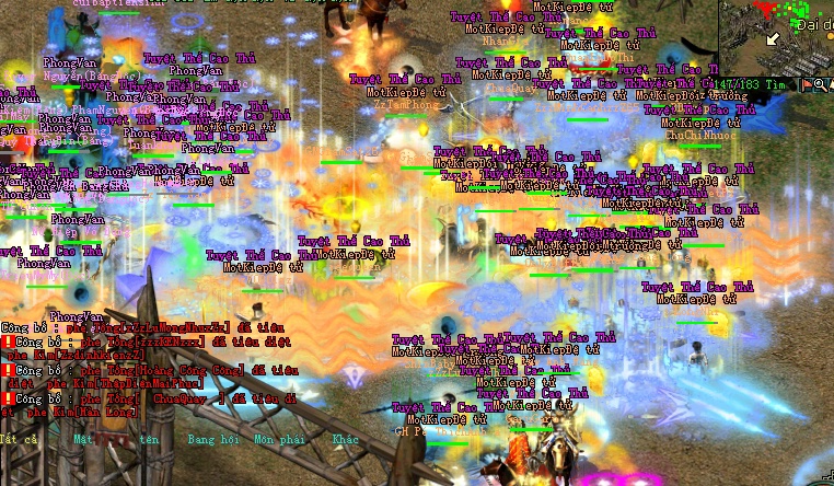 Phong Vân trong trận chiến với Ma Giáo.