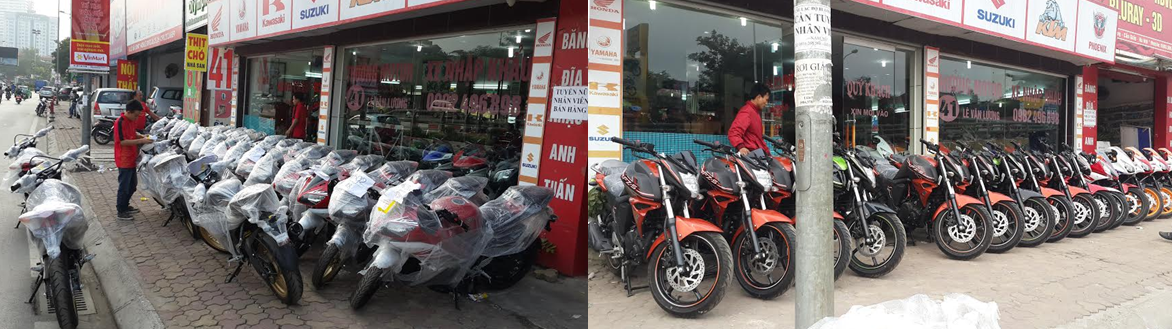 Yamaha R15 2014 và Yamaha FZS V2.0 Fi 2014.