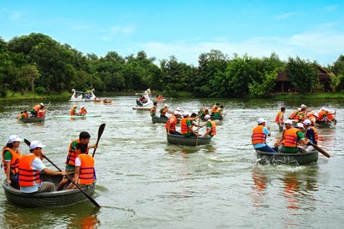 Suc hut cua Khu du lich sinh thai Vuon Xoai hinh anh