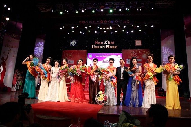 Khoảnh khắc đáng nhớ của Hoa khôi doanh nhân 2014.