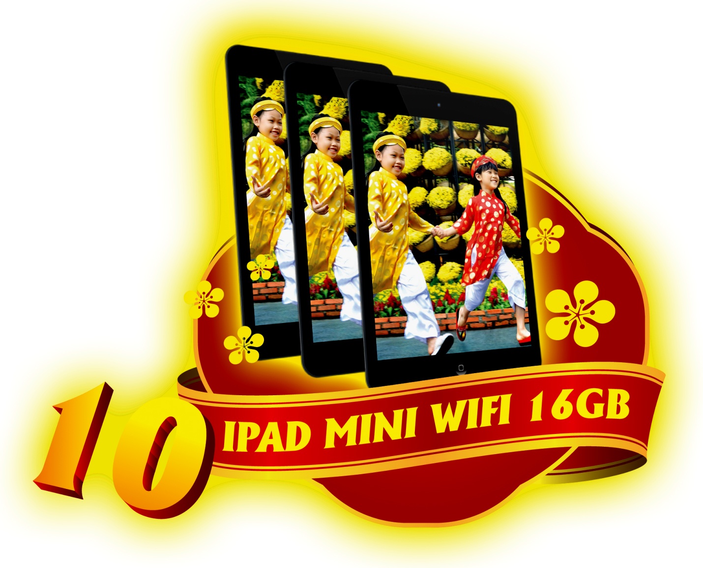 10 cơ hội trúng iPad Mini nhỏ gọn, siêu mỏng, giao diện thân thiện với người dùng.