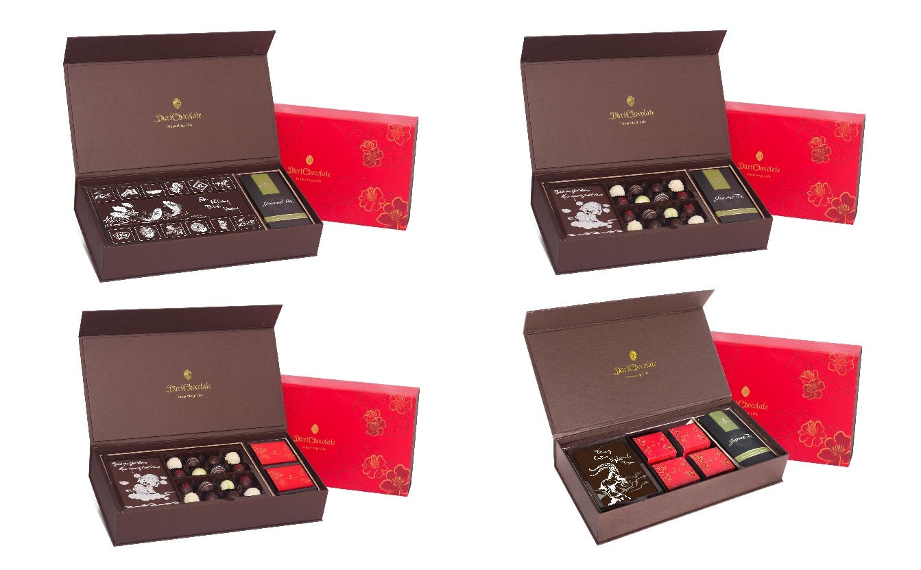 Gan ket yeu thuong ngot ngao voi qua Tet cua D'art Chocolate hinh anh