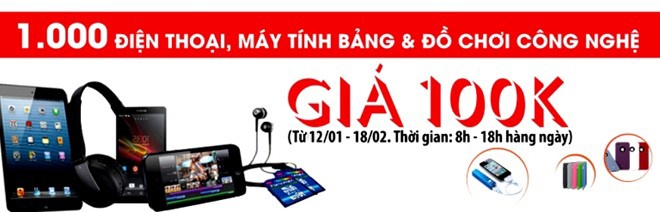 Từ 8h -18h hàng ngày, khách hàng truy cập vào website nhatcuong.com để dành cơ hội mua 1.000 sản phẩm đồng giá 100.000 đồng.
