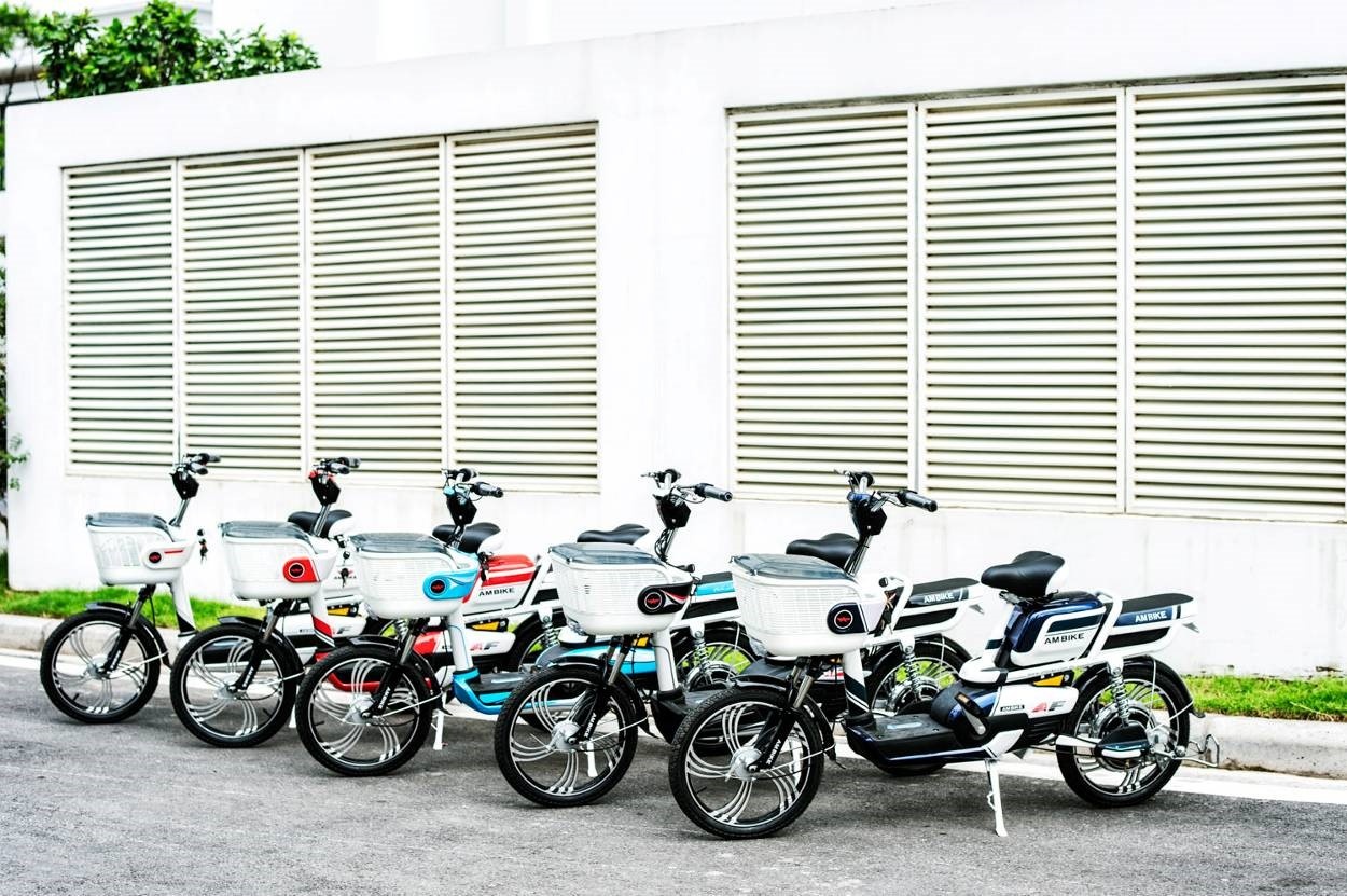 5 màu sắc sống động của xe đạp điện Ambike.