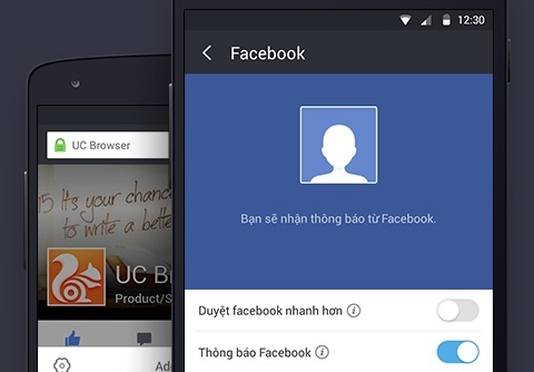 UC Browser ra mat tinh nang ho tro duyet Facebook hinh anh