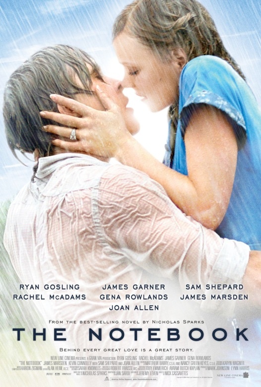 The Notebook là bộ phim kinh điển về sự lãng mạn truyền thống trong tình yêu.