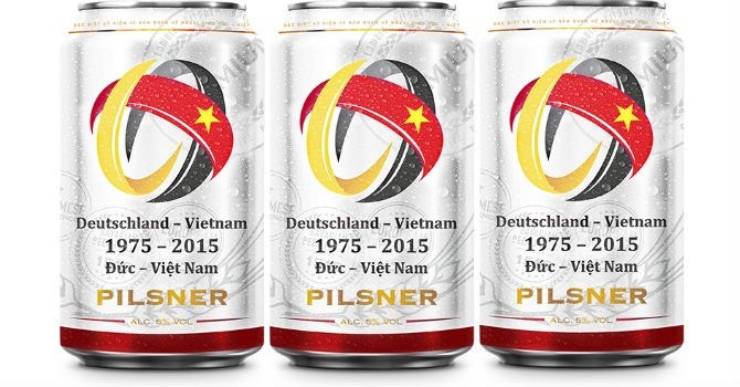 Dai Viet Pilsner danh dau dip ky niem ngoai giao Viet - Duc hinh anh