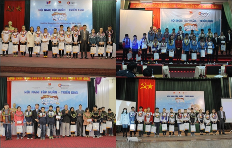 Rất nhiều đội chơi đã nhận được các phần quà ý nghĩa từ BTC cuộc thi Chinh phục vũ môn.