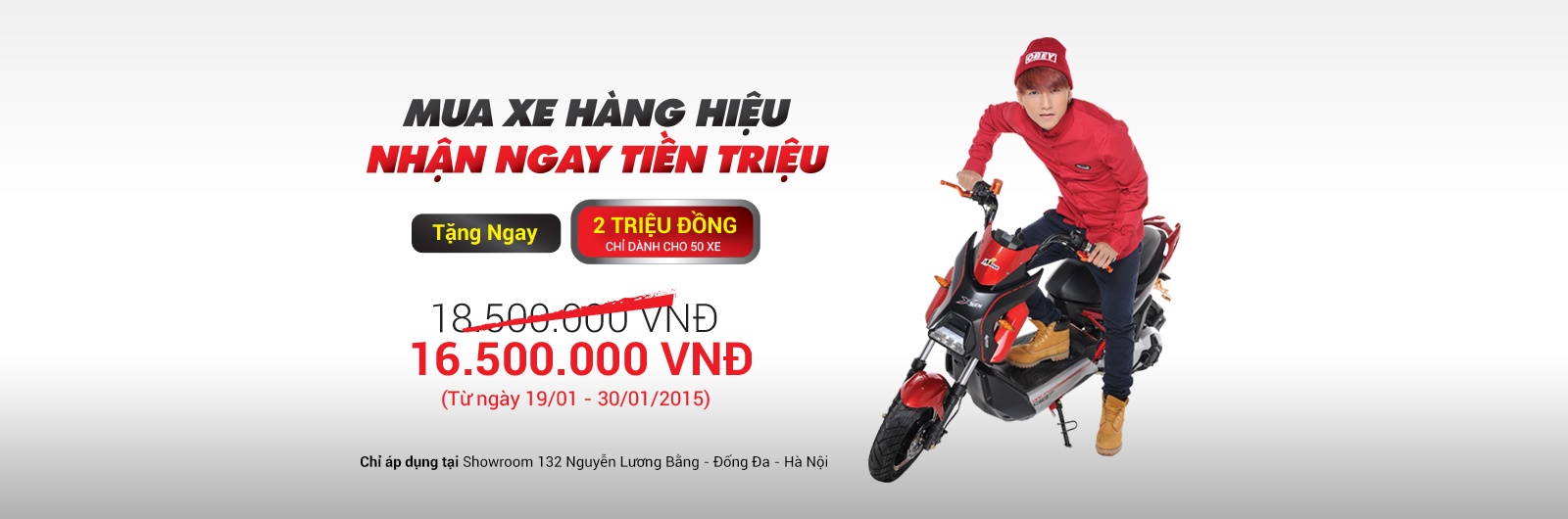 Chương trình ưu đãi đầu năm của xe điện iMove.