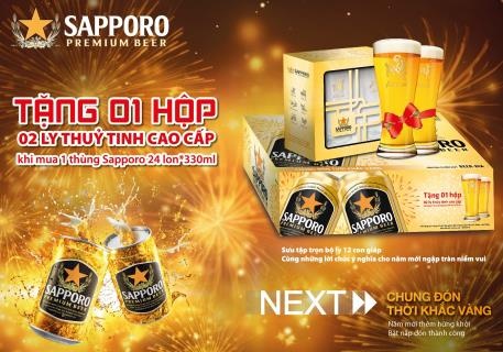 Cung Sapporo chung don Tet At Mui hinh anh