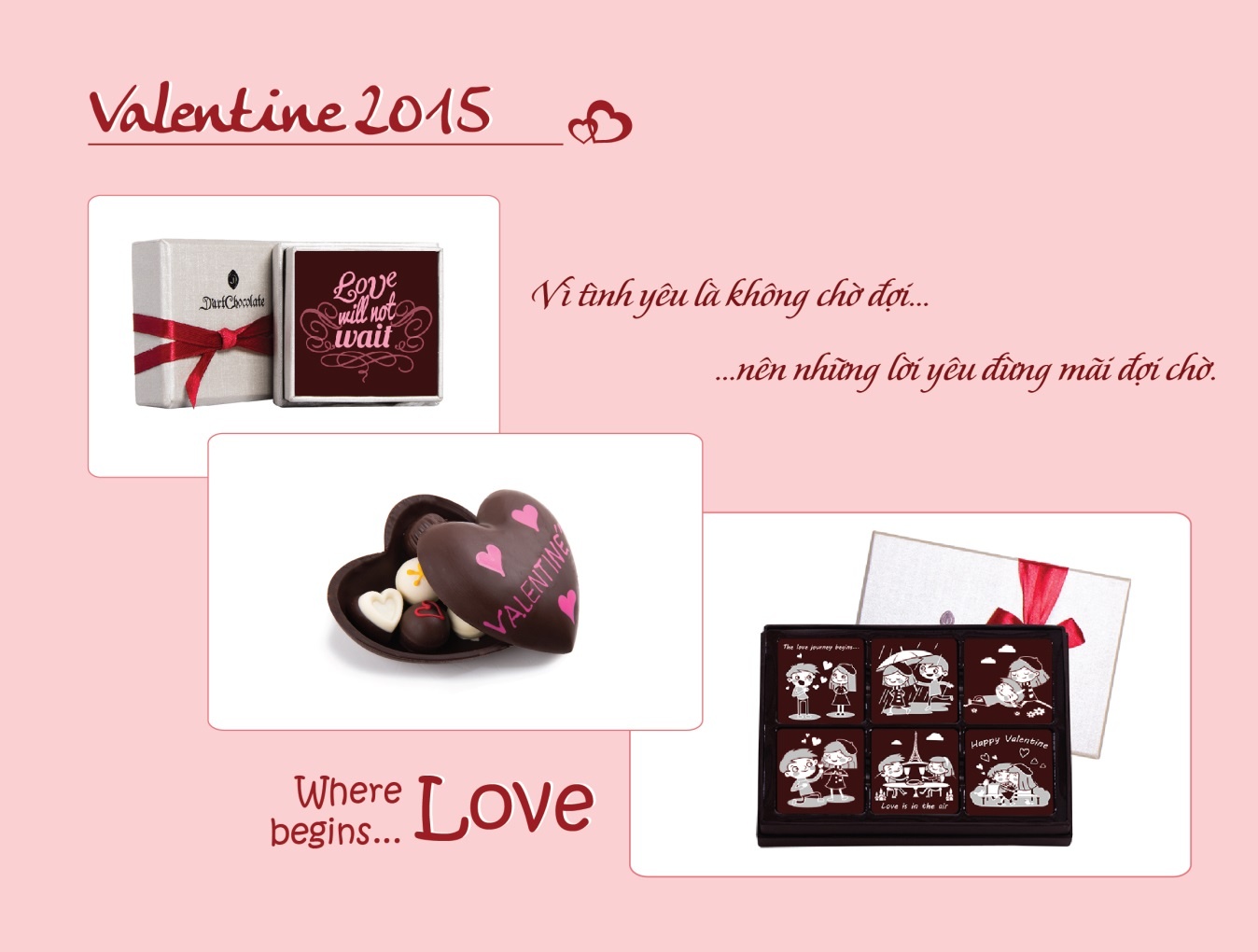 Với D’art Chocolate, “Yêu là phải nói”.