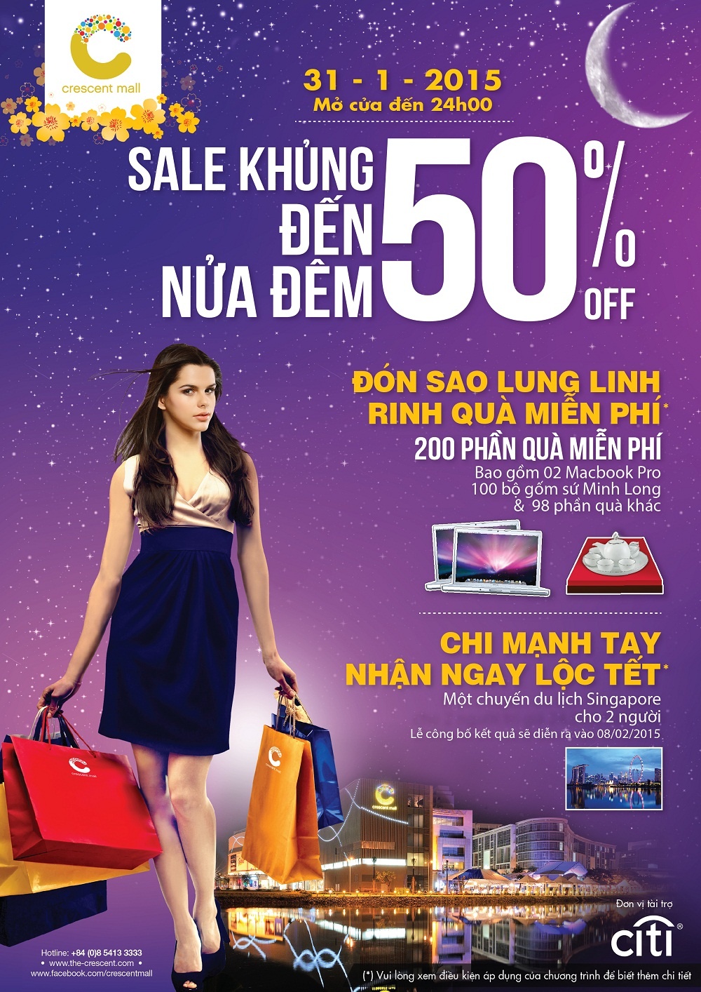 Choáng ngợp với 3 chương trình khuyến mãi đón Tết đặc biệt của Crescent Mall.