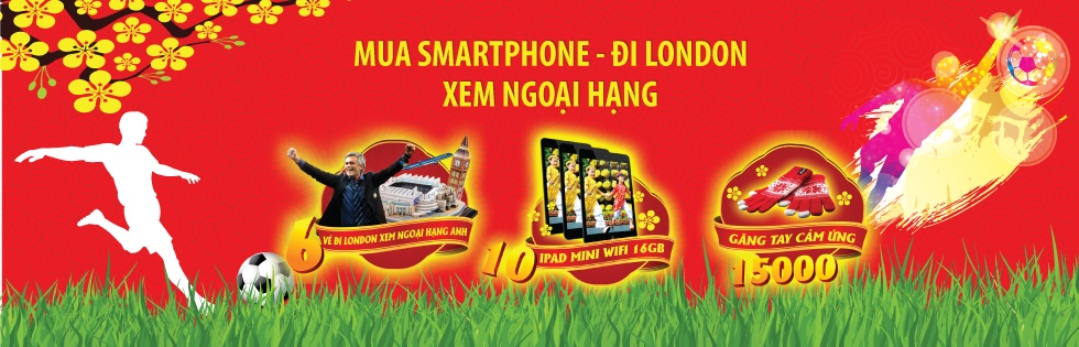 Cơ hội trúng thưởng một cặp vé Khứ - Hồi đi London và vé xem ngoại hạng Anh.