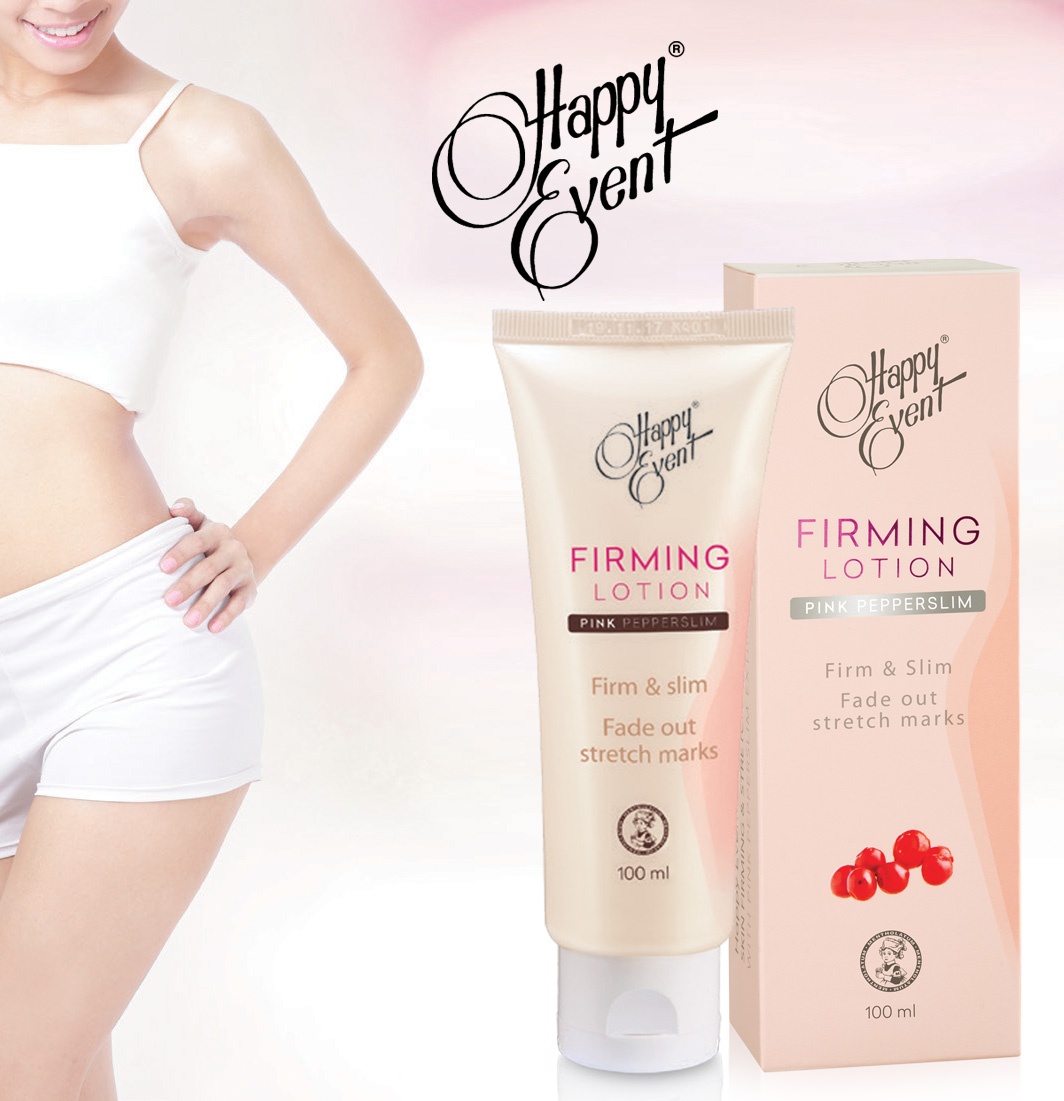 Happy Event Firming Lotion - Săn chắc da và mờ vết rạn sau sinh.