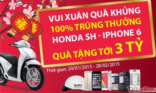 Mua iPhone 6, smartphone tra gop 0% tai TechOne hinh anh