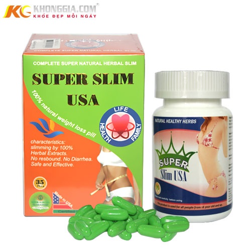 Loi khuyen khi su dung san pham giam can Super Slim USA hinh anh