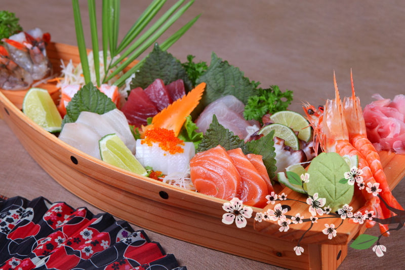 Nhập mô tả c Các món Sushi - Sashimi truyền thống tươi ngon từ nguyên liệu chế biến cao cấp.