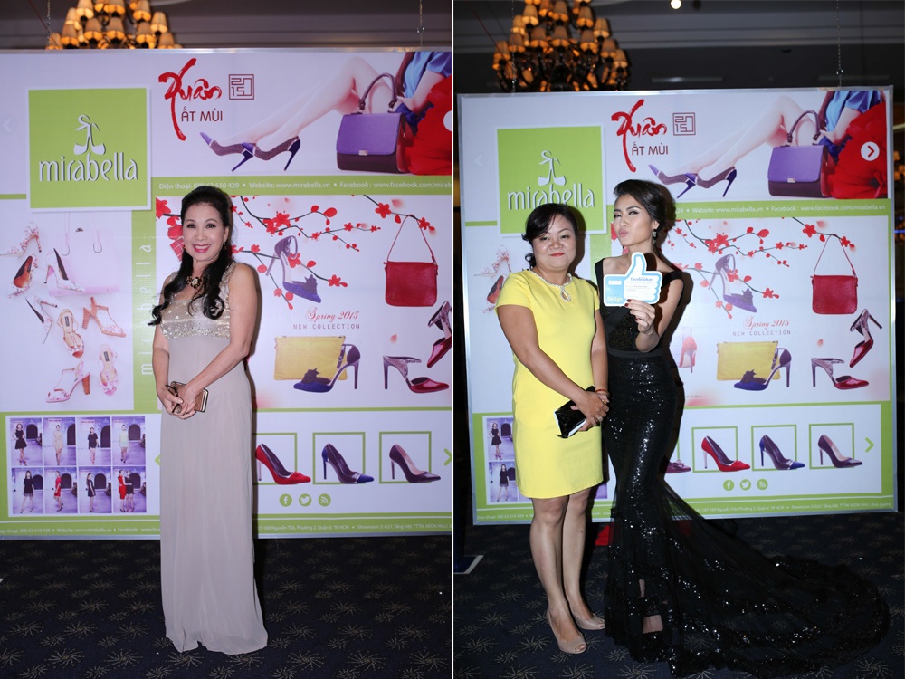 NSƯT Kim Xuân - Bà Trần Thị Quỳnh Trâm (đại diện thương hiệu Mirabella) và diễn viên Ngọc Lan.