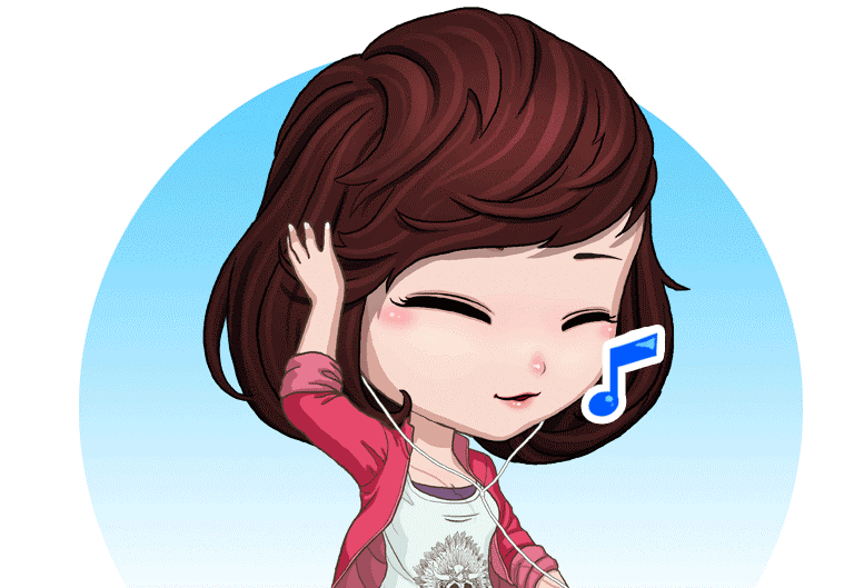 Ban gai vuot toc khoe tinh cach tren sticker moi cua Zalo hinh anh