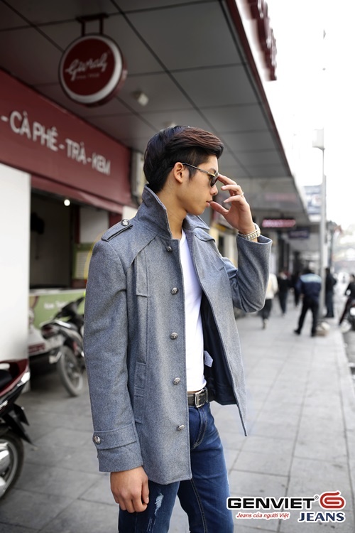 Lịch lãm và phong cách với áo khoác dạ.