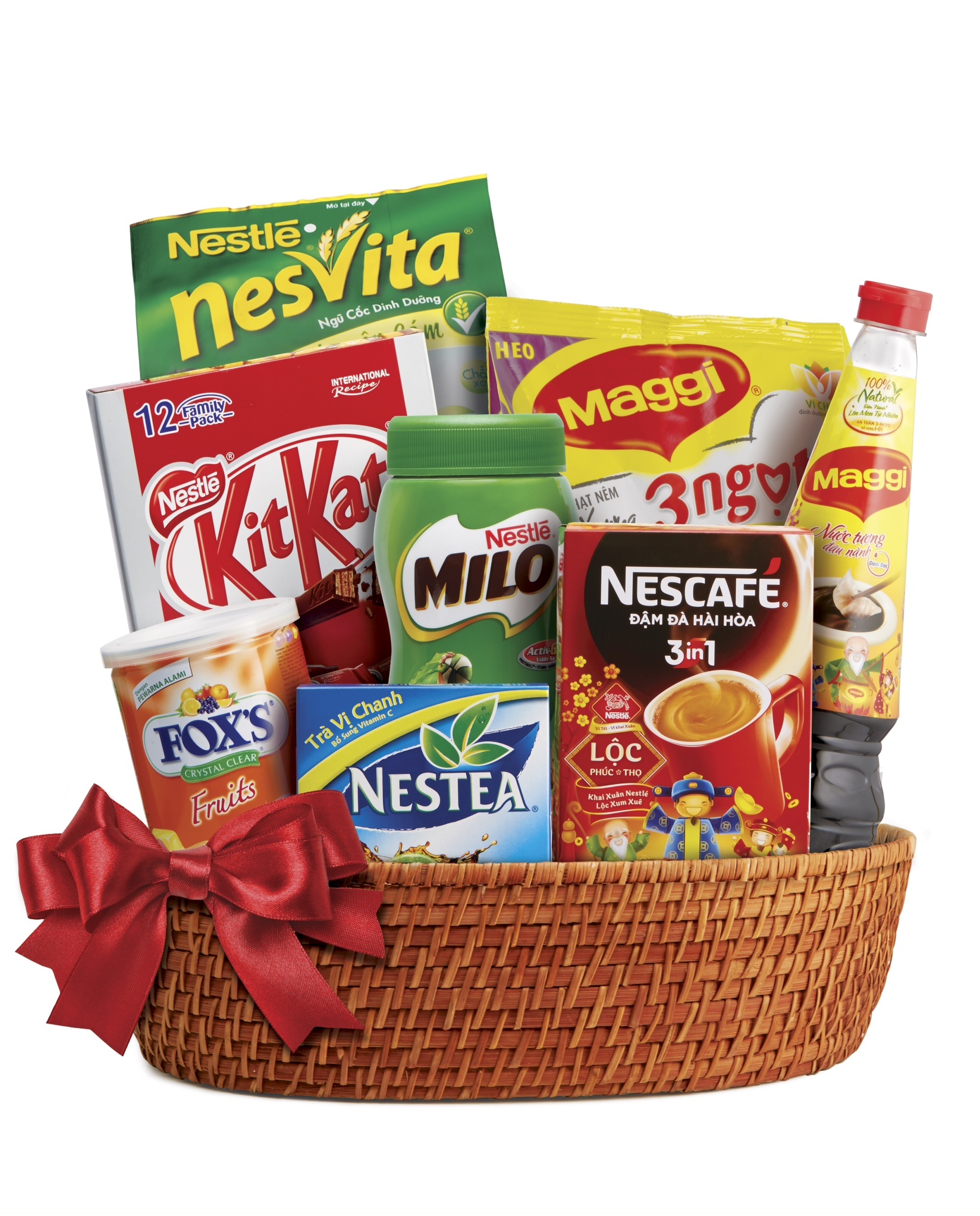 Thông điệp yêu thương trong giỏ quà Tết của NESTLÉ đã gói trọn hàm ý Phúc Lộc Thọ, giúp lan tỏa những điều tốt lành để sẵn sàng chào đón một năm mới tươi vui.