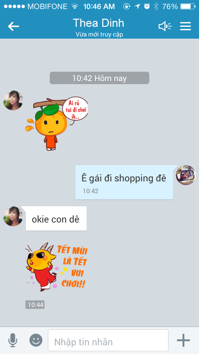 Giới trẻ nhanh chóng tải về và sử dụng bộ sticker chúc Tết mới của Zalo.