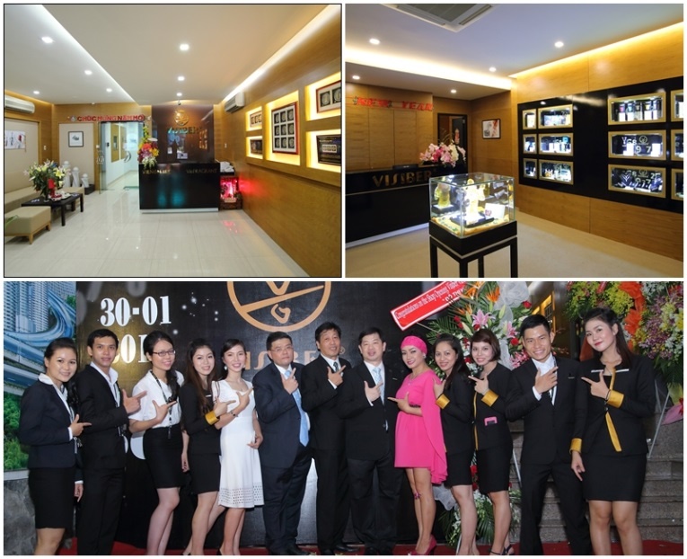  Đội ngũ nhân viên VISIBER Việt Nam luôn chào đón tất cả các bạn. 