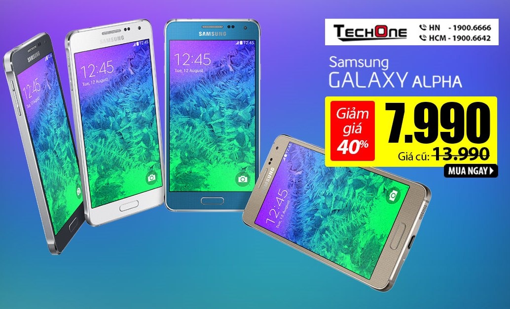 TechOne giam gia soc Samsung Alpha va iPhone 5C hinh anh