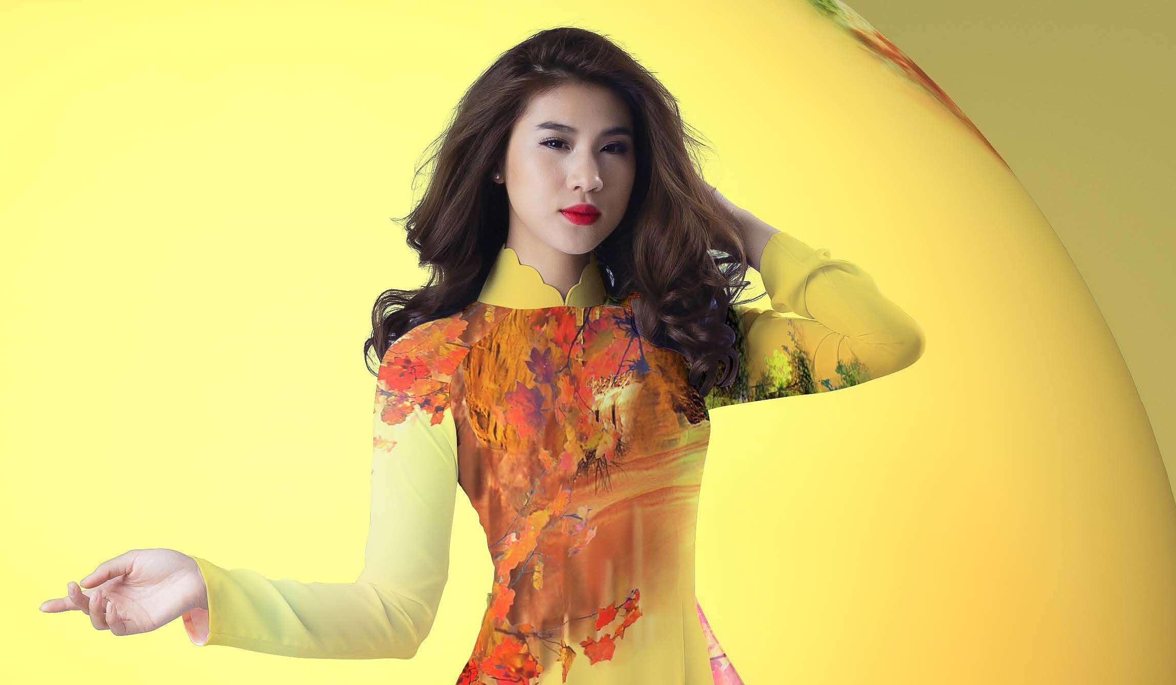 Thai Tuan ra mat bo suu tap ao dai chao 8/3 hinh anh