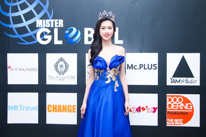 Hoa hau Dong Nam A Thu Vu noi bat o chung ket Mister Global hinh anh