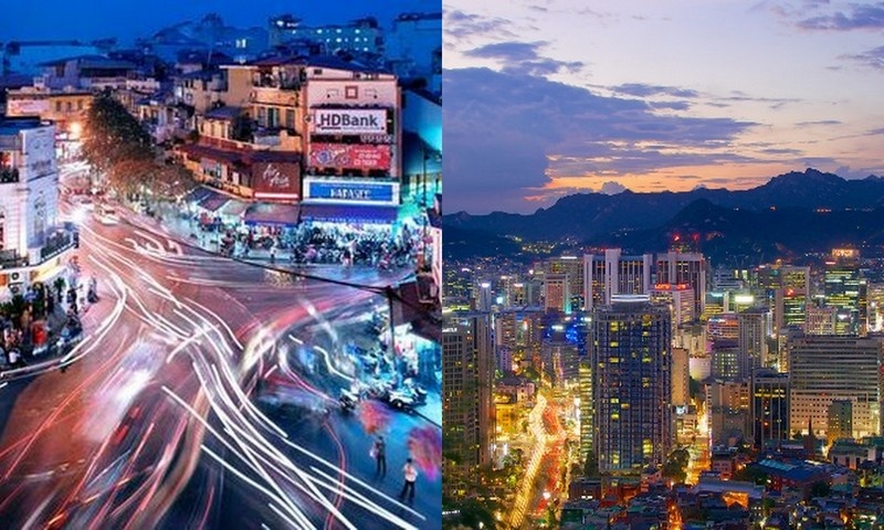 Hà Nội – Seoul, hai điểm đến hấp dẫn du khách thế giới.