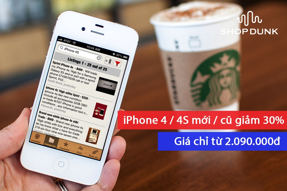 iPhone 4/4S vẫn đang là lựa chọn tầm trung hợp lỹ nhất trên thị trường Smartphone hiện nay với khả năng đáp ứng mọi nhu cầu của bạn.