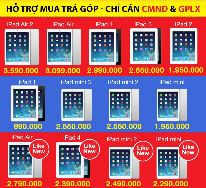 iPad, máy tính bảng được ưa chuộng nhất hiện nay với các tính năng nổi bật như nghe nhạc, xem phim, khả năng lướt web tốc độ cao, ứng dụng văn phòng và nhiều tiện ích nổi bật khác.