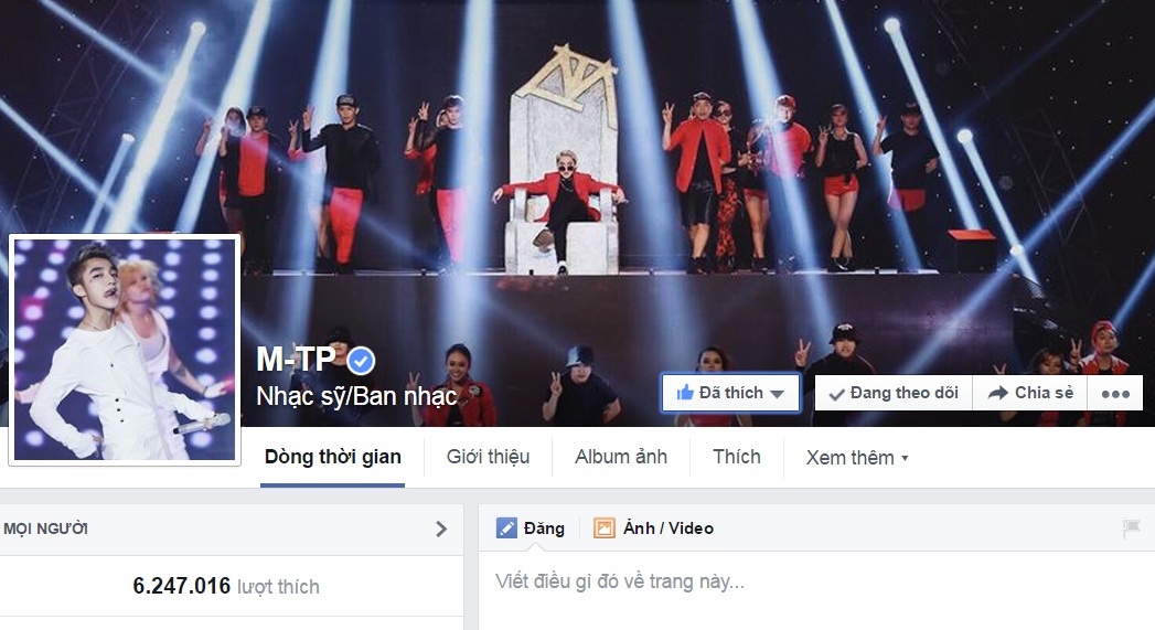 Sở hữu lượng fan lớn trên Fanpage giúp Sơn Tùng nâng tầm ảnh hưởng của mình trong đời sống âm nhạc trẻ.